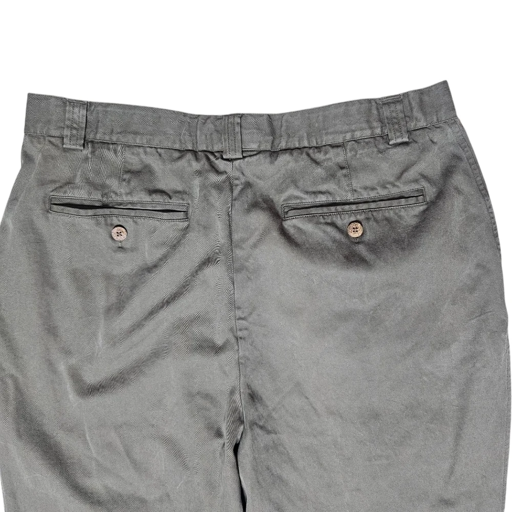 Tommy Bahama Hyannis Tencel Cotton Mens Pleated Trouser Pants Asparagus size 35